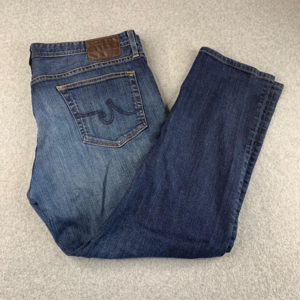 AG Adriano Goldschmied The Graduate Jeans Men 40x32 Blue Tailored Leg Denim